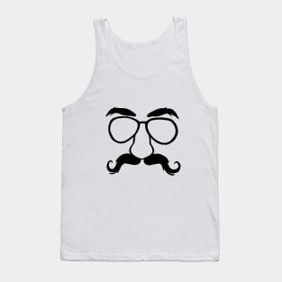 Glasses and mustache Tank Top